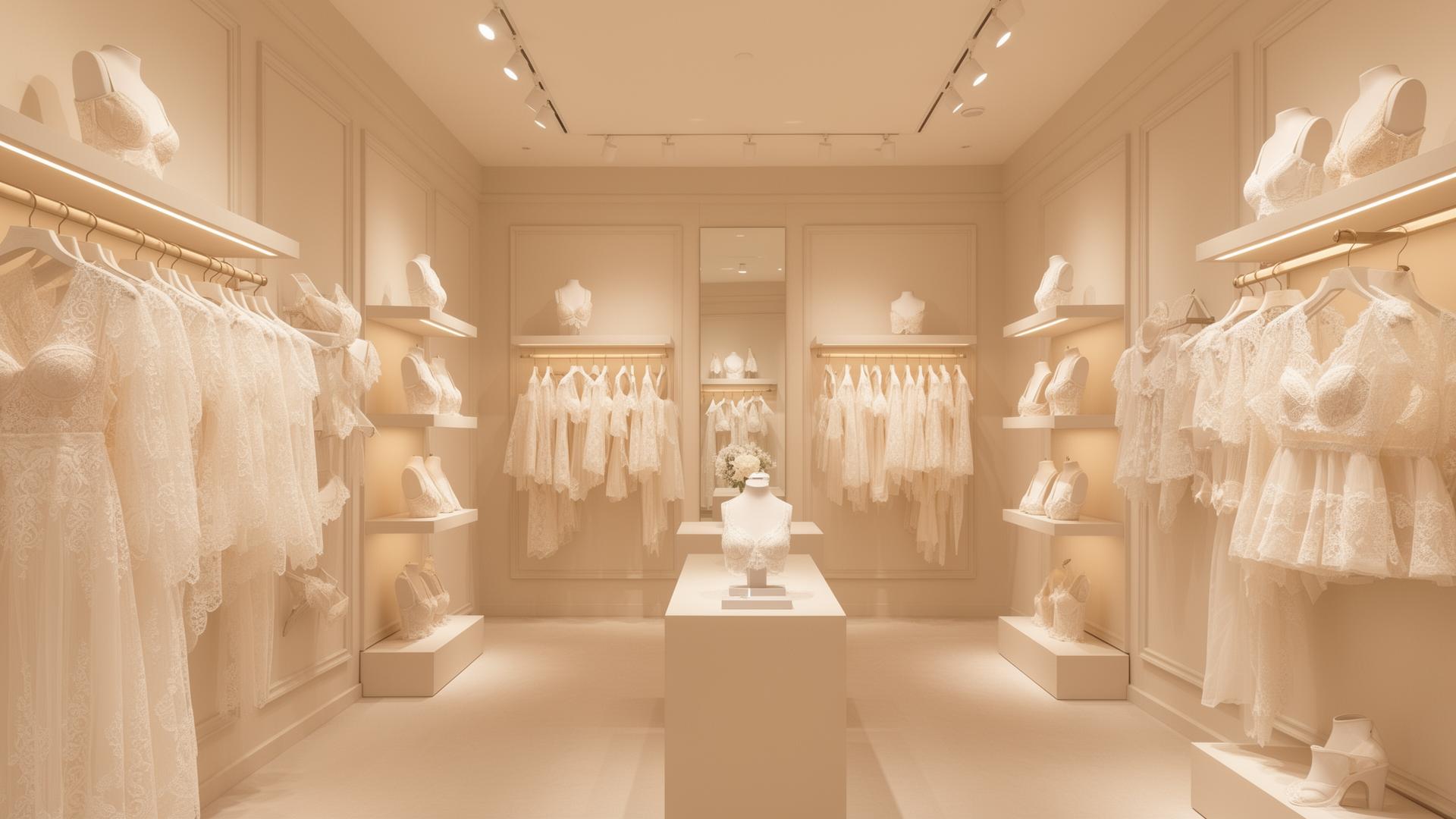 Intérieur élégant de la boutique Côté Privé